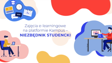 Tekst: Zajęcia e-learningowe na platformie Kampus - NIEZBĘDNIK STUDENCKI