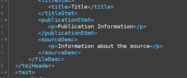 Schemat dokumentu TEI XML